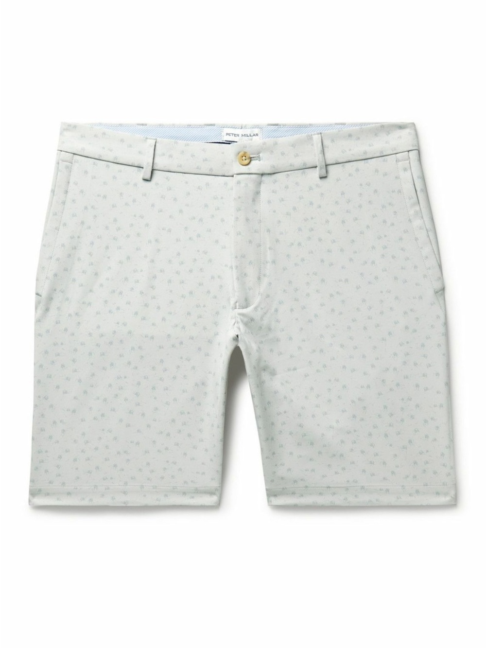 Peter Millar | Salem Slim-Fit Printed Tech -Twill Golf Shorts - Gray | 35